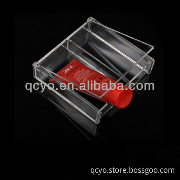 Acrylic counter cosmetic displays rack for retail stores